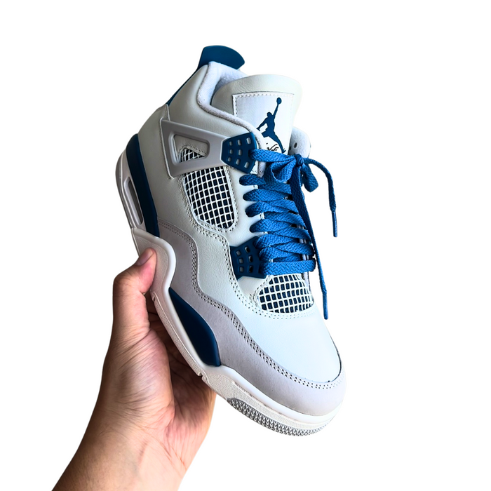 Jordan 1 4 Laces Basics Flat Thin - Military Blue Laces