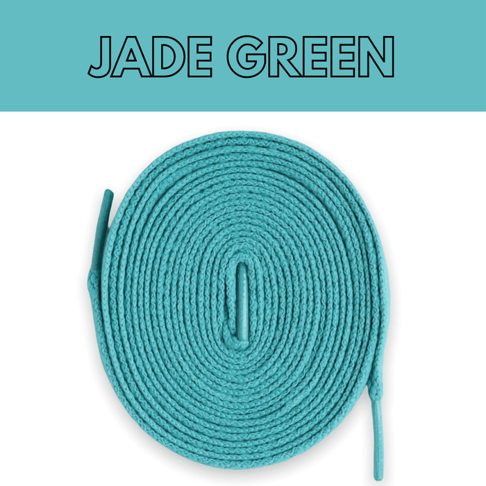Flat Thin - Jordan 1 Laces Basics Flat Thin - Jade Green
