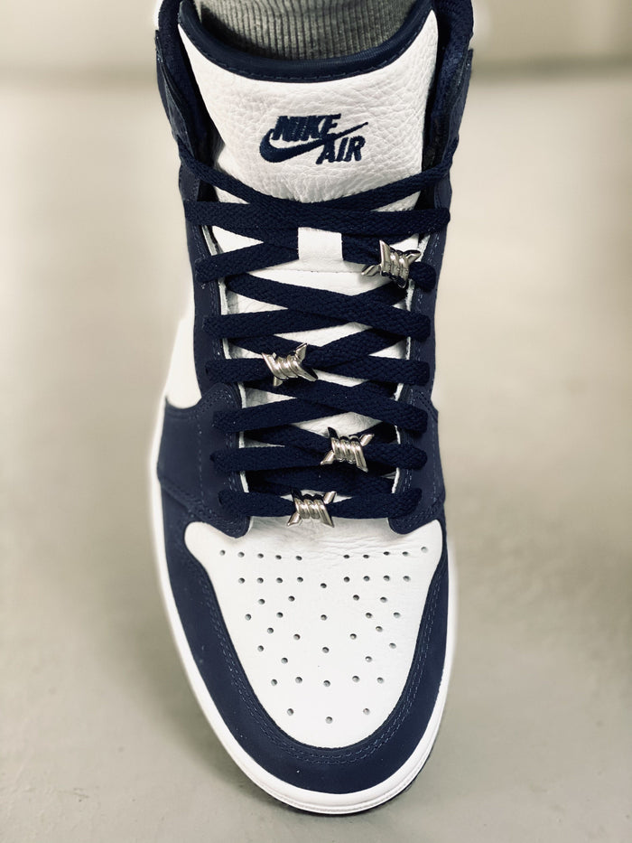 Flat Thin - BASICS Flat Thin Laces - Midnight Navy For AJ1 Midnight Navy CO.JP