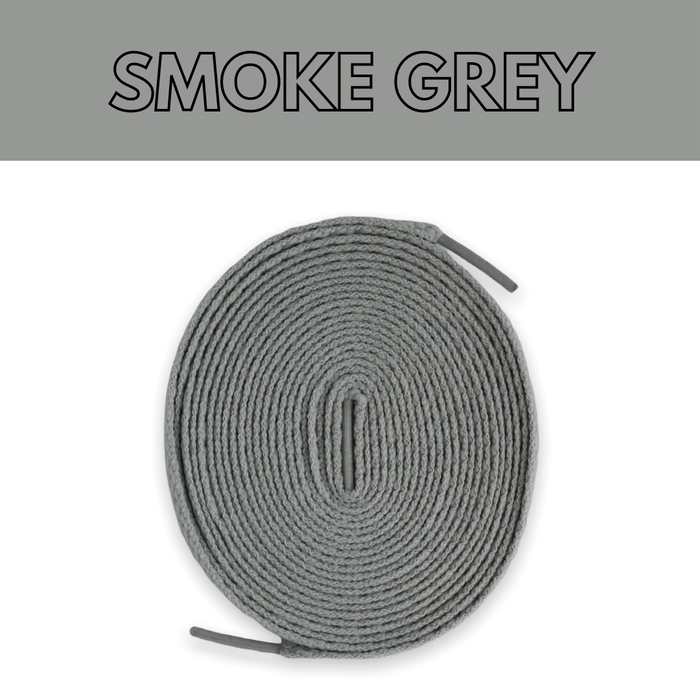 Flat Thin - Jordan 1 Laces Basics Flat Thin - Smoke Grey Shadow 2.0