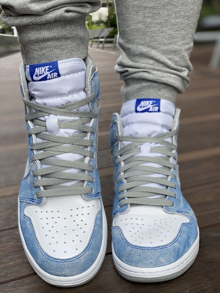 Flat Thin - Jordan 1 Laces Basics Flat Thin - Smoke Grey Shadow 2.0