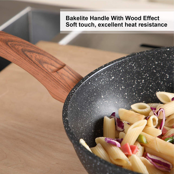12 Piece Nonstick Granite Cookware Set