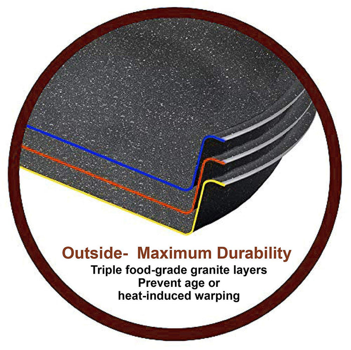 12 Piece Nonstick Granite Cookware Set