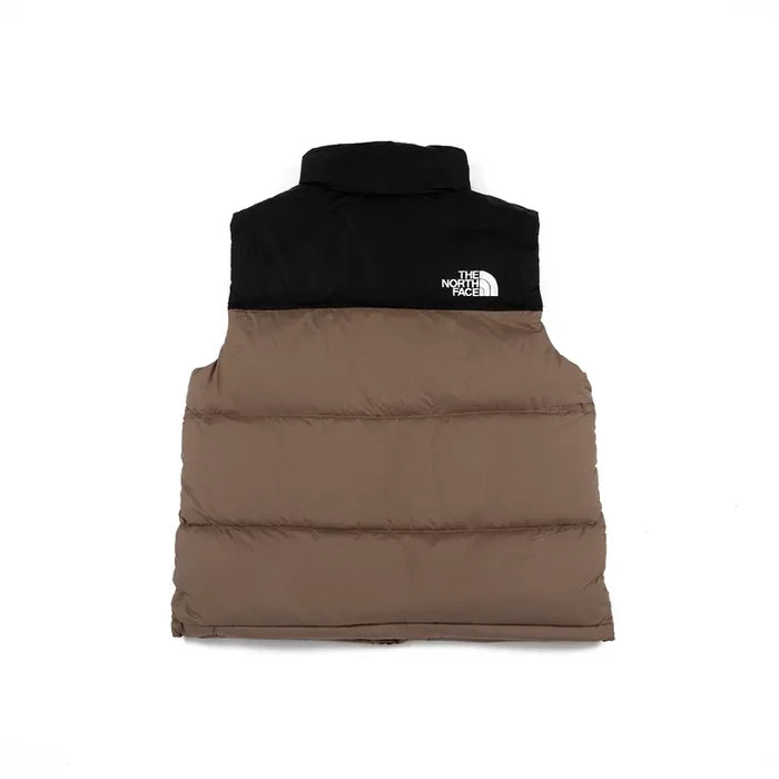 1996 Retro Nuptse Vest 'Mocha Brown TNF Black'
