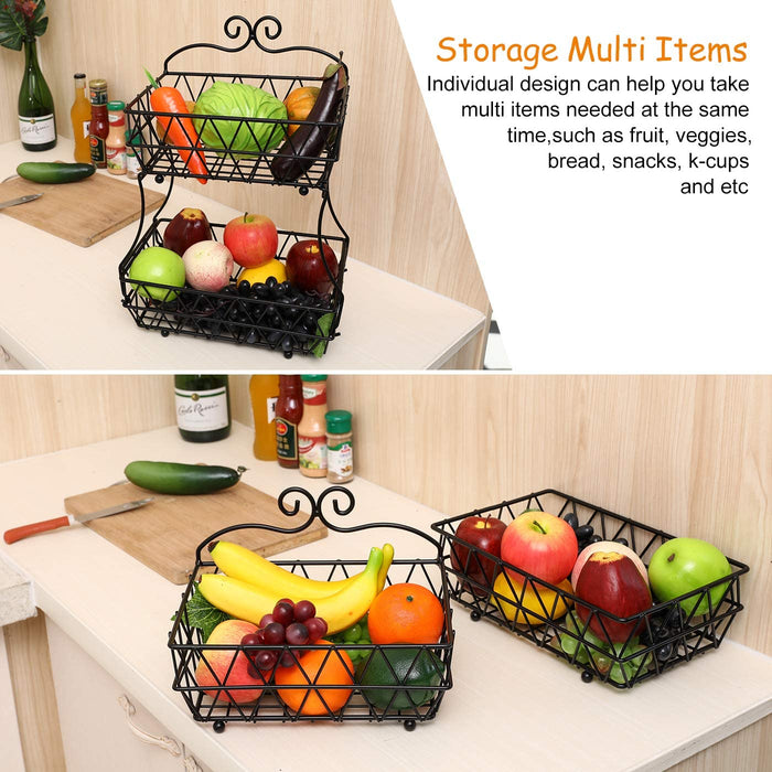 2 Tier Fruit Basket