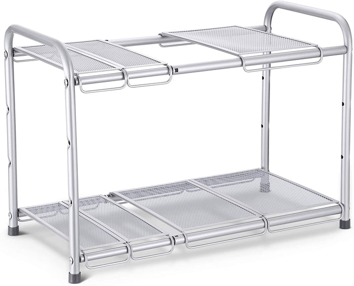 2-Tier Under Sink Expandable Cabinet Shelf