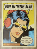 2018 Dave Matthews Band - Clarkston Silkscreen Concert Poster by Methane