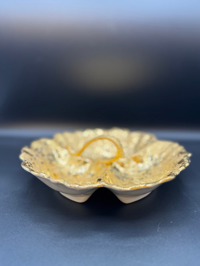 22K Weeping Gold Candy Dish