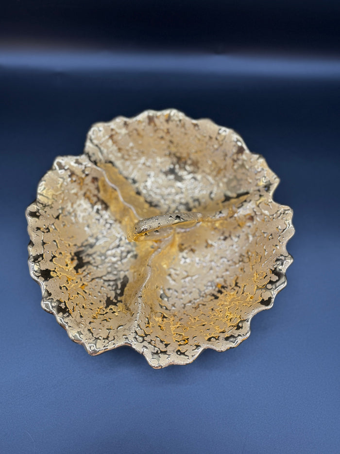 22K Weeping Gold Candy Dish