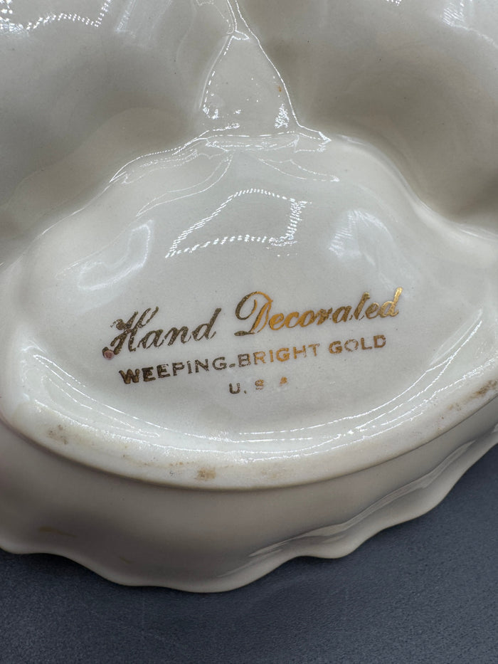 22K Weeping Gold Candy Dish