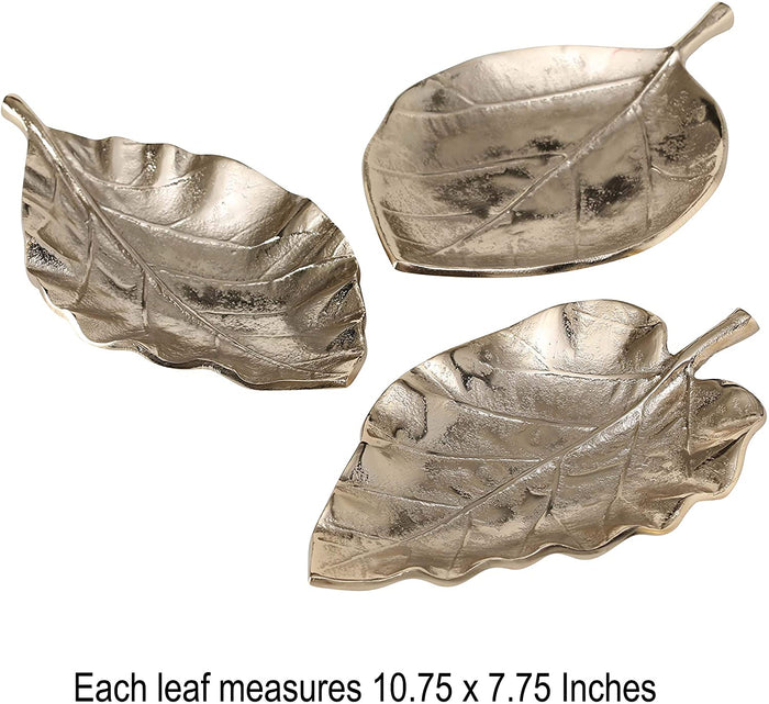 3 Piece Leaf Dish Set