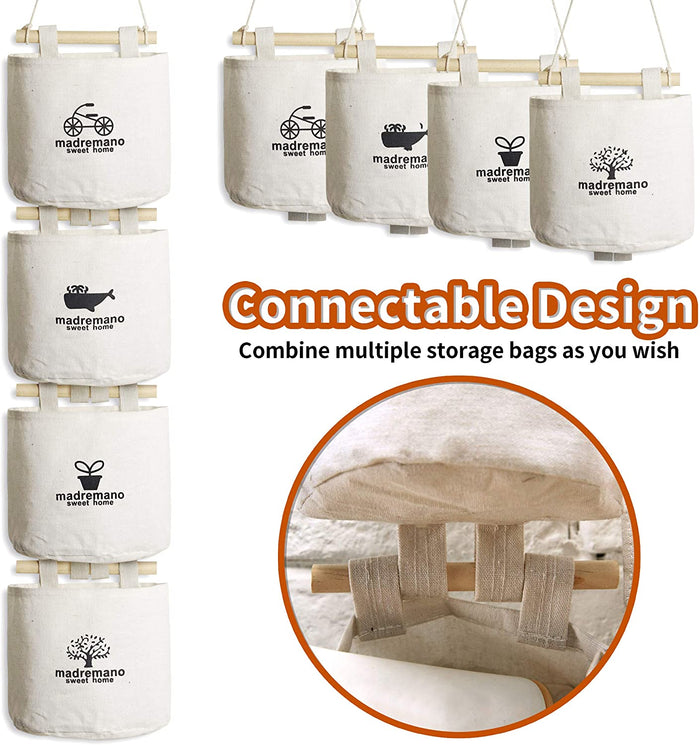 4 Packs Hanging Storage