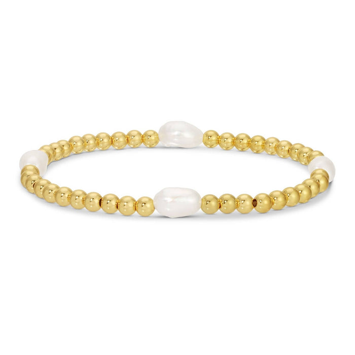 4mm Stretch Medium Pearl Bracelet