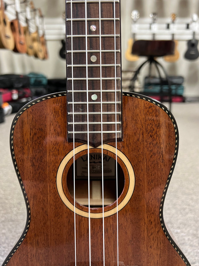 Lanikai MAS-C Solid Mahogany Concert Ukulele w/Case - Aloha City Ukes