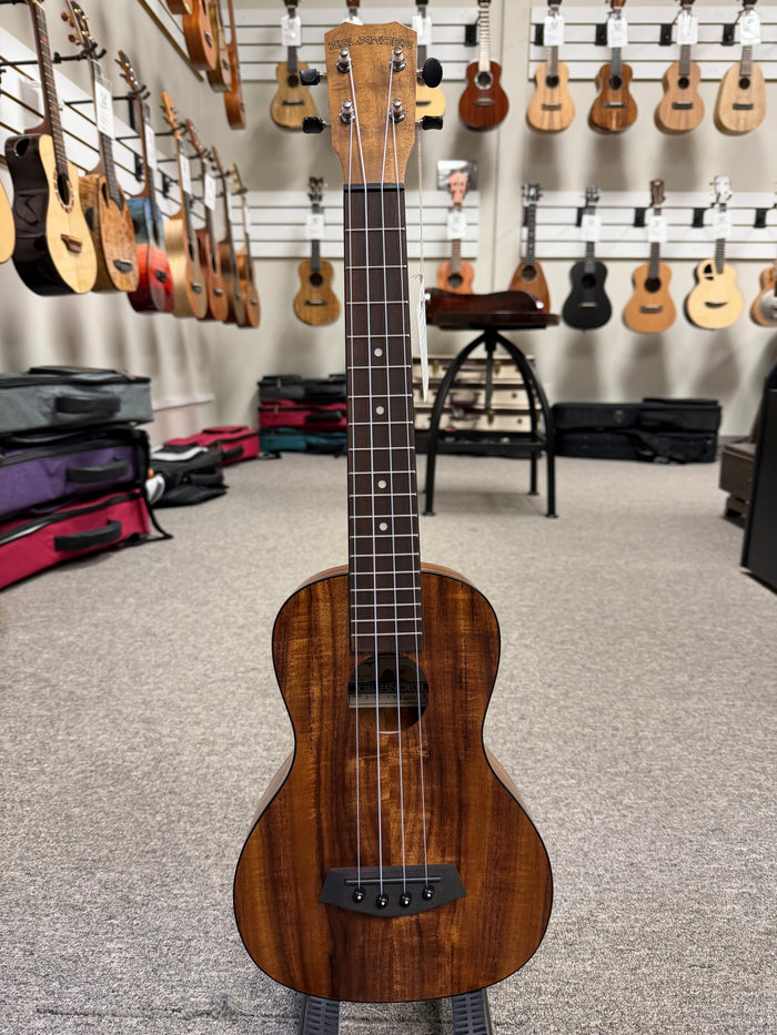 Islander by Kanile'a SC-4 Flamed Acacia Concert Long Neck Ukulele - Super Concert