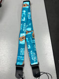Quiltsand Woven Ukulele Strap - Tropical Ukulele - Adjustable