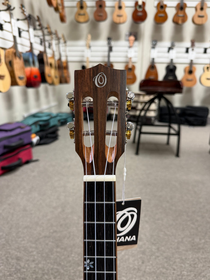 OHANA TK-50ME Solid Cedar/Ebony Tenor Ukulele