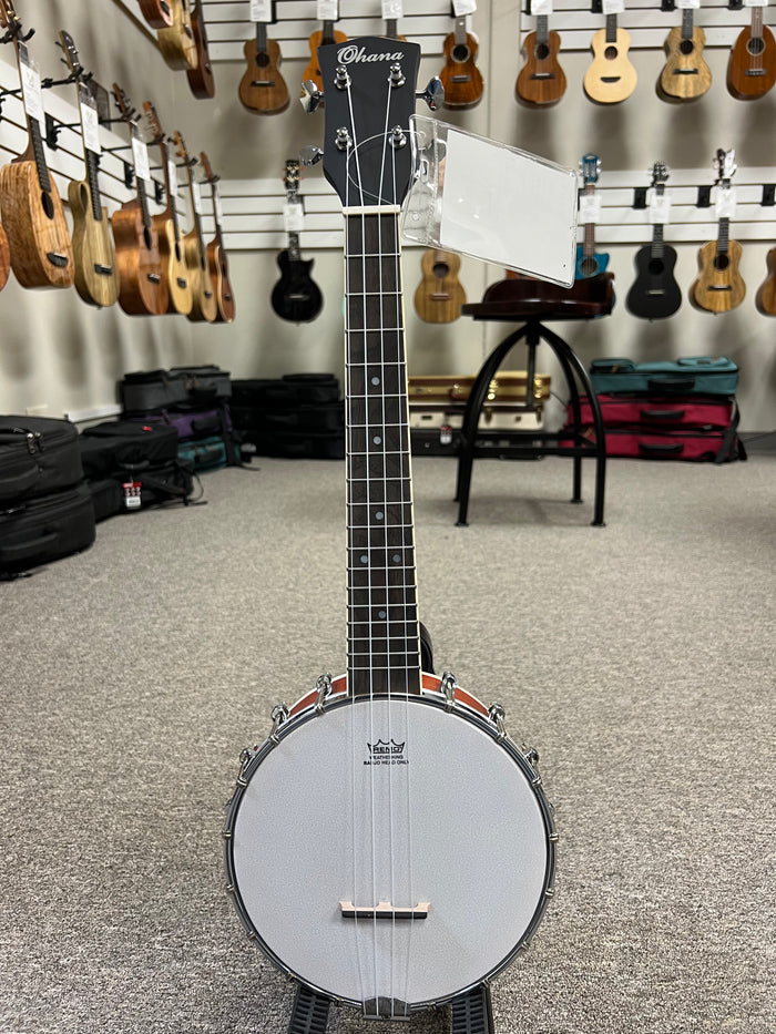 OHANA TK-120BUC Tenor Banjolele - Banjo Ukulele - Closed Back - Aloha City Ukes