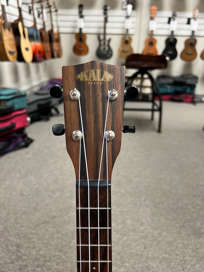 KALA KA-EBY-TE Ebony Electric Tenor Ukulele w/Case - Pre Loved