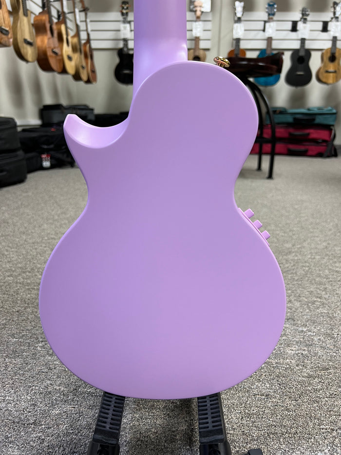 Enya Nova U Pro Carbon Fiber Acoustic Plus - Purple Tenor Ukulele w/Case - Weatherproof - Aloha City Ukes
