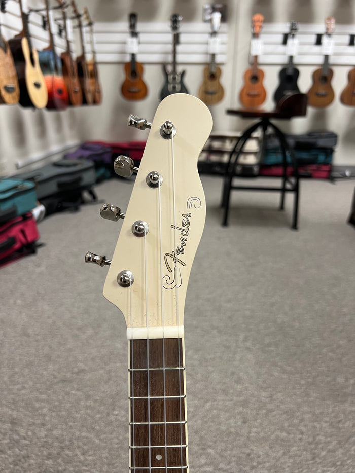 Fender Zuma Olympic White Concert Ukulele - Limited Edition