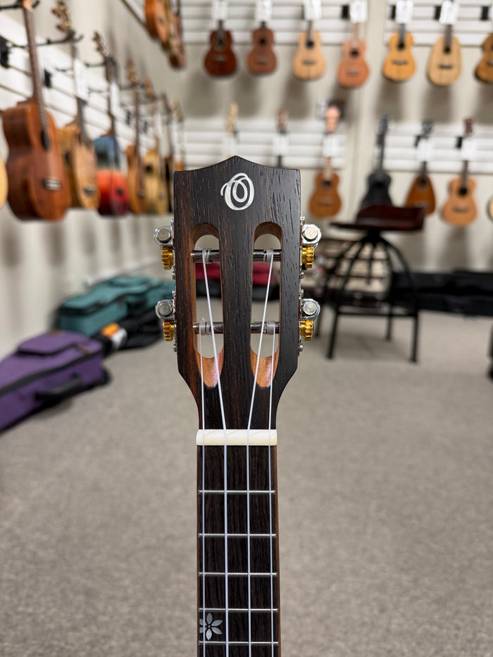 OHANA CK-50ME Solid Cedar/Striped Ebony Concert Ukulele