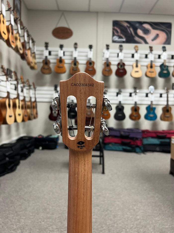 Flight Iris Baritone Ukulele w/Case - Black - Aloha City Ukes