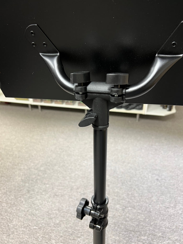 Tripod Orchestral Music Stand Black - Heavy Duty Music Stand - Aloha City Ukes