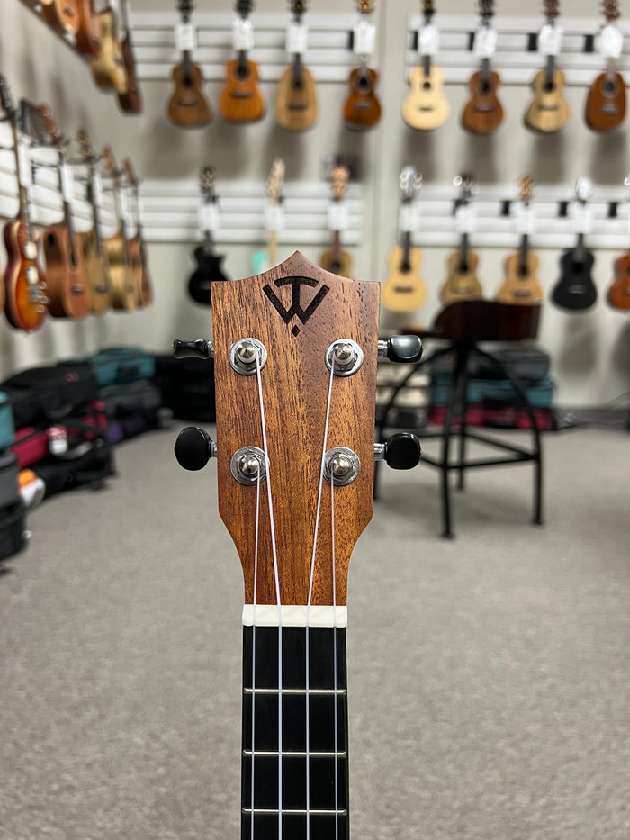 Twisted Wood Ember EM-600T Mahogany Tenor Ukulele w/Case - Solid Top - Aloha City Ukes