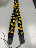 Quiltsand Woven Ukulele Strap - Tossed Pineapples - Adjustable - Aloha City Ukes