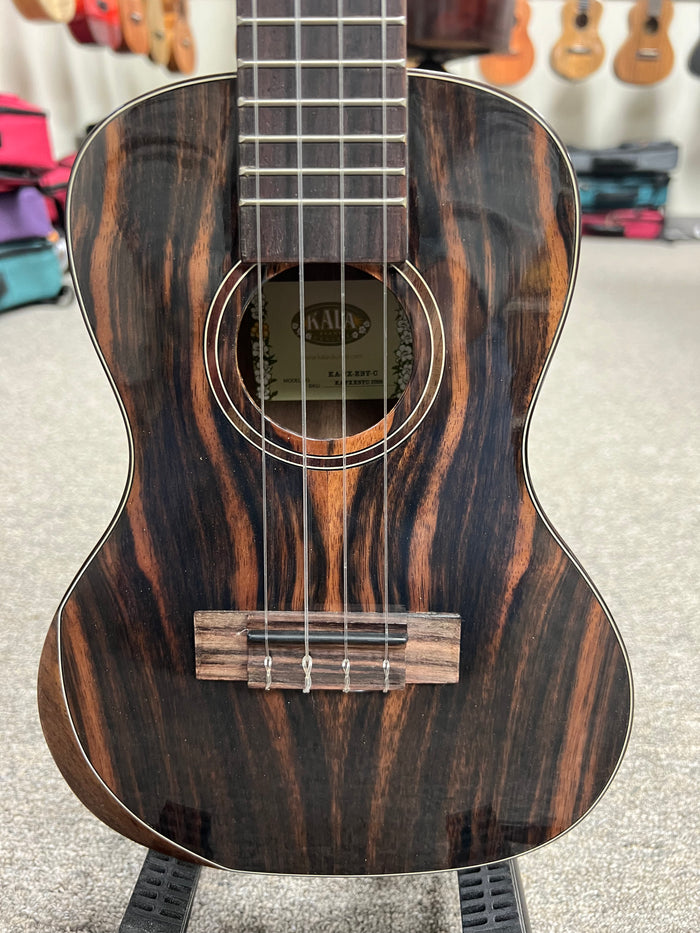 KALA KA-PX-EBY-C Premier Exotic Ebony Concert Ukulele