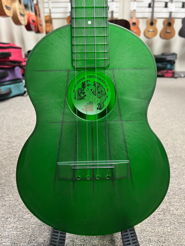 OUTDOOR Tenor Ukulele - Green Nickel - Travel Uke