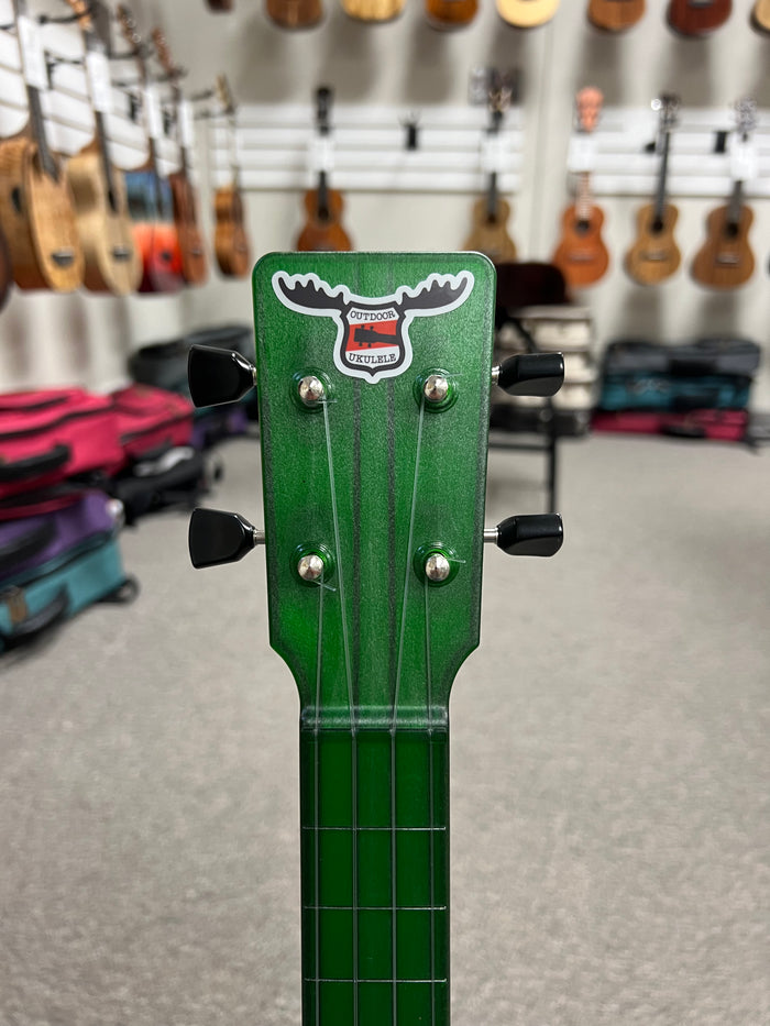 OUTDOOR Tenor Ukulele - Green Nickel - Travel Uke