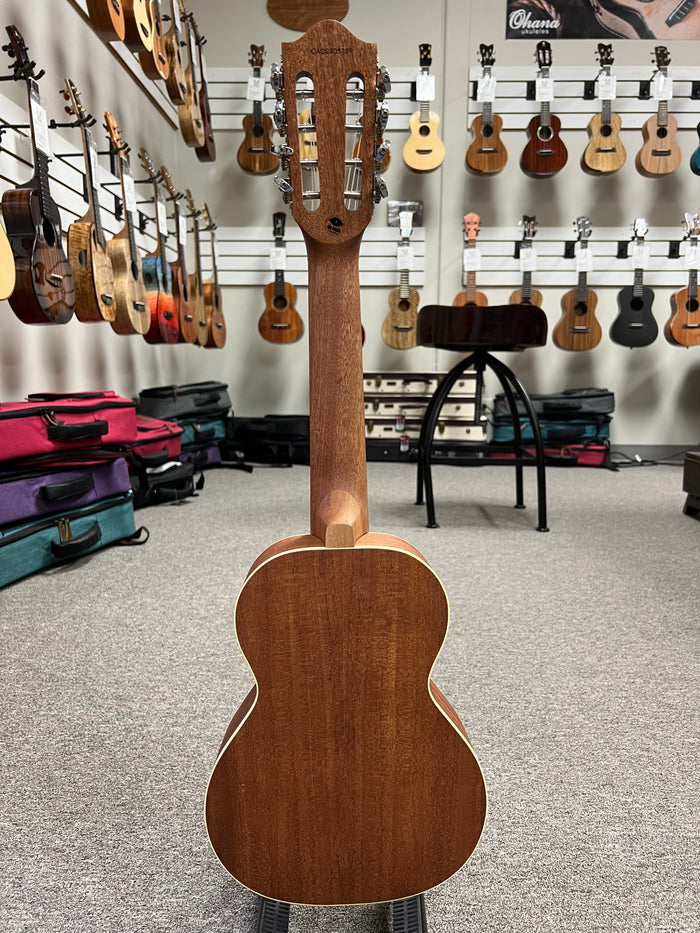 Flight Iris 8 String Electric Tenor Ukulele w/Case - Black