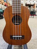 OHANA SK-30L Solid Mahogany Soprano Long Neck Ukulele - Soprano/Tenor Neck