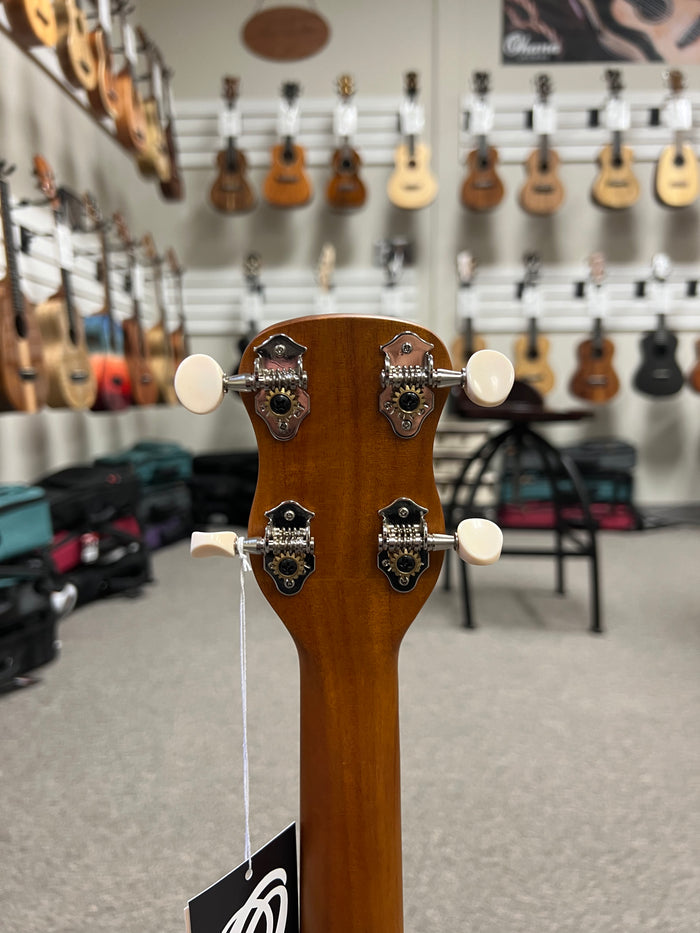 OHANA SK-30L Solid Mahogany Soprano Long Neck Ukulele - Soprano/Tenor Neck