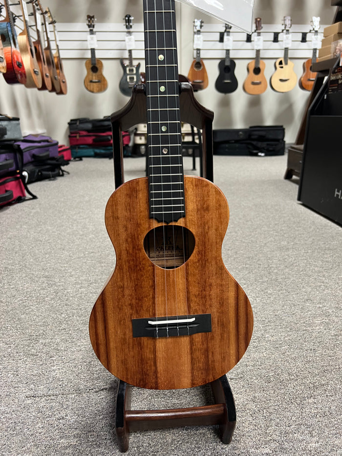 Custom Walnut Wood Ukulele Stand by Lee Murdock - Walnut Uke Stand