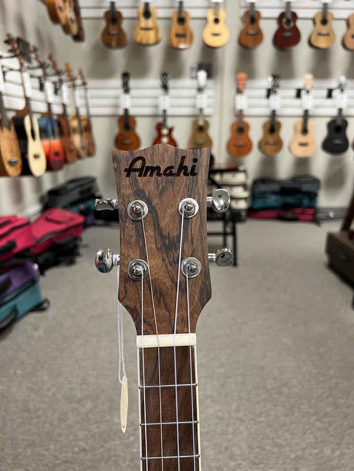 AMAHI UK-445B Bocote Baritone Ukulele w/Case - UK-445B