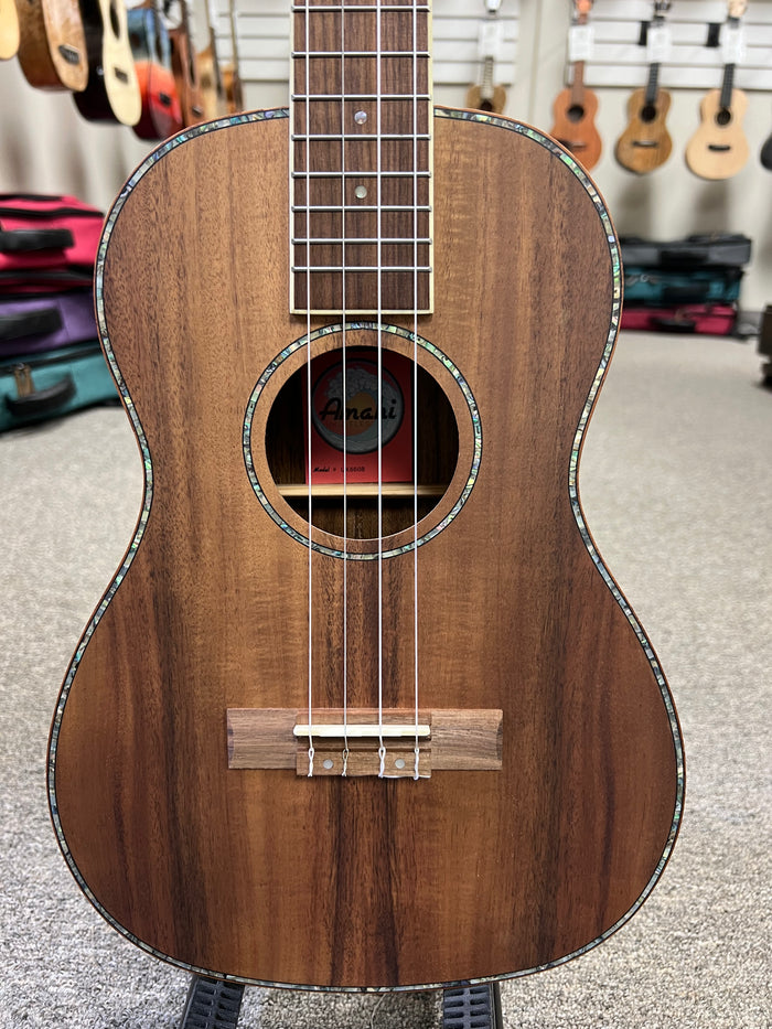 AMAHI UK-660B Koa Baritone Ukulele w/Case - UK-660B