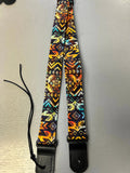 Quiltsand Woven Ukulele Strap - Aztec - Adjustable - Aloha City Ukes