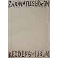 ABC Natural Black Knitted Baby Blanket - Rugs by Roo