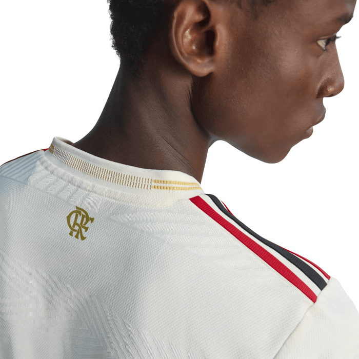 adidas Men's CR Flamengo Authentic Third Jersey 25/26 (Cream White) | SoccerWearhouse