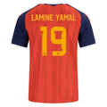 adidas Men's Lamine Yamal Spain World Cup Home Jersey 2026 (Vivid Red) | SoccerWearhouse