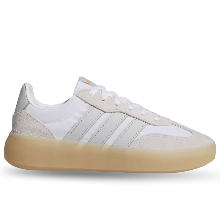 adidas Youth Real Madrid Barreda Decode Junior Soccer Shoes (White/Grey/Gum) | SoccerWearhouse