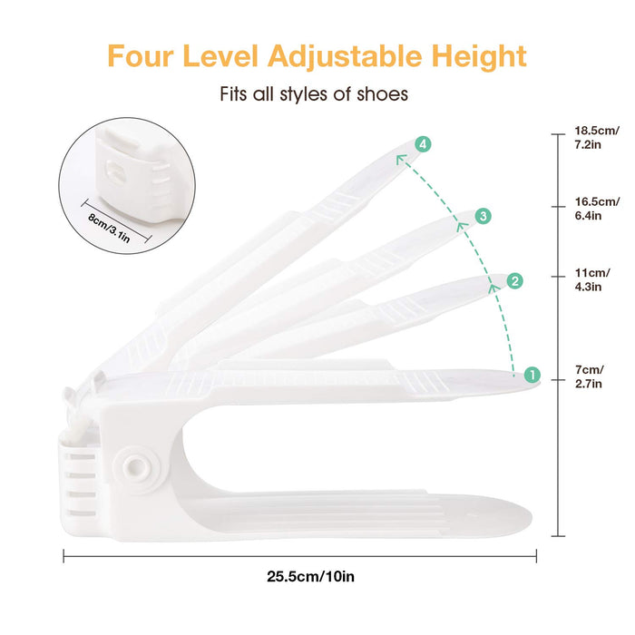Adjustable Shoe Stacker Space Saver