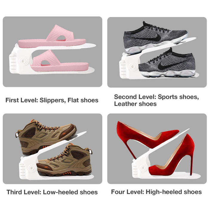 Adjustable Shoe Stacker Space Saver