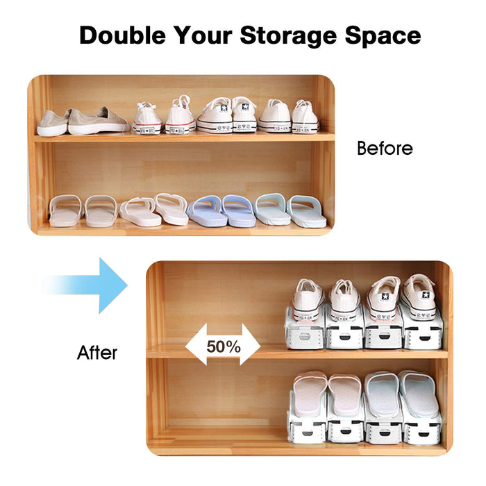 Adjustable Shoe Stacker Space Saver