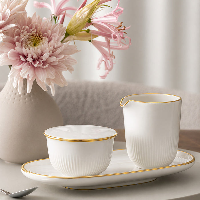 Afina Gold Sugar bowl with cover 90 ml