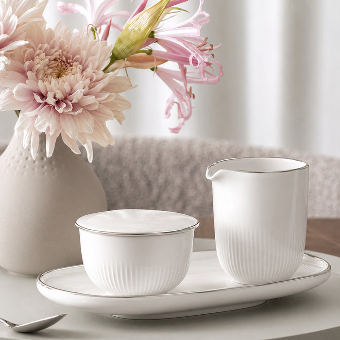 Afina Platinum Sugar bowl with cover 90 ml