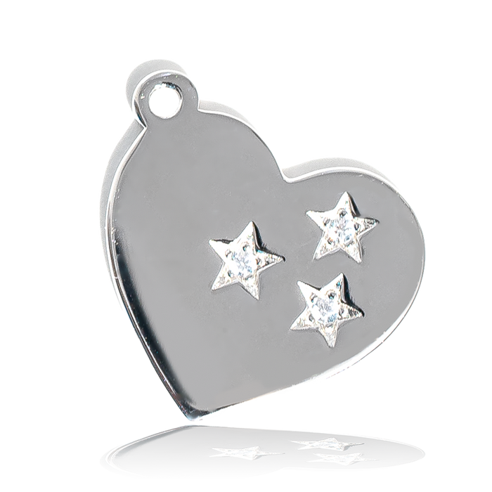Amethyst Stone Bracelet with Wishing Heart Sterling Silver Charm
